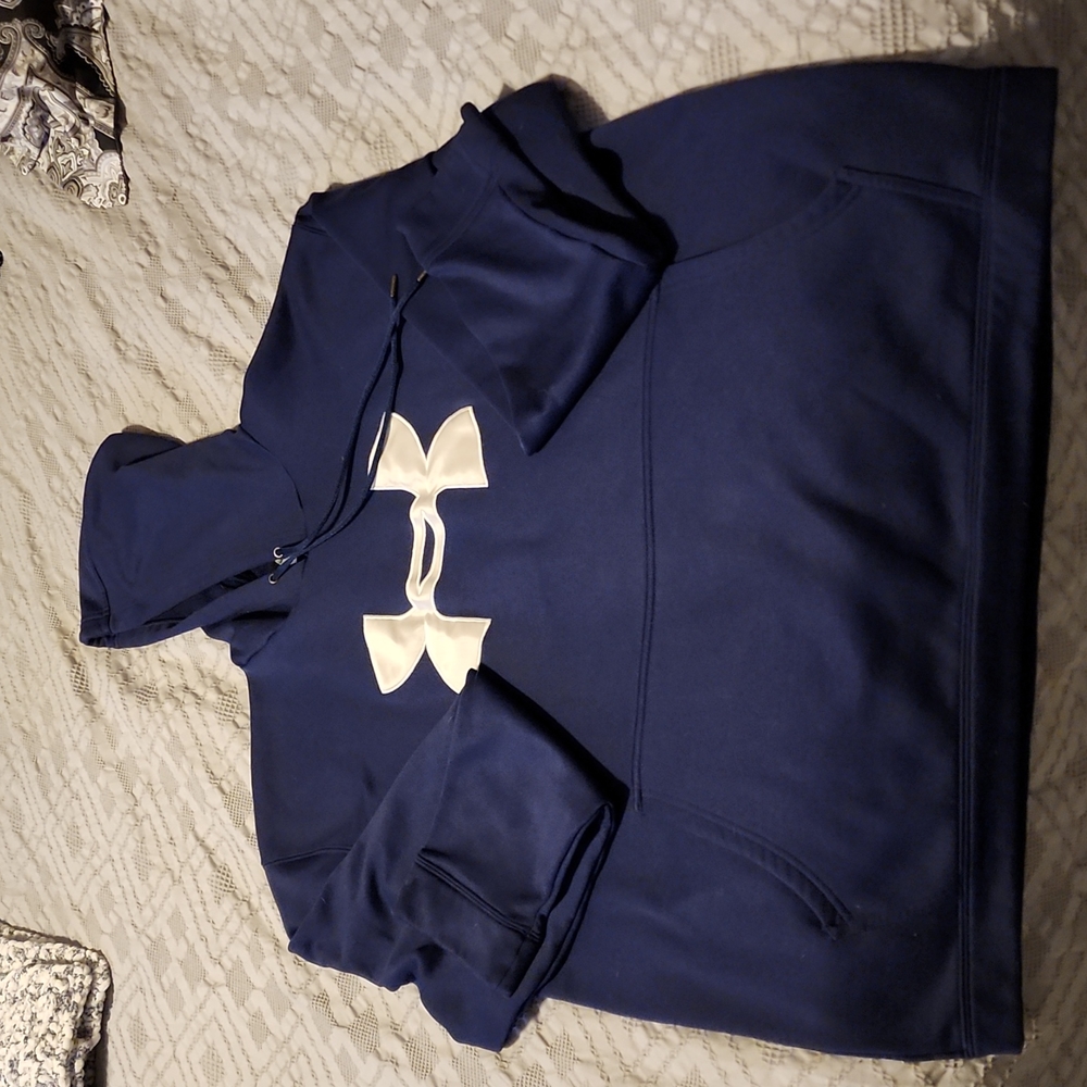 Mens Under Armour Pull Over Hoodie XL Kangaroo Pouch